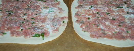 лепешки с сыром и фаршем. Шаг 11