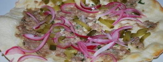 лепешки с сыром и фаршем. Шаг 12