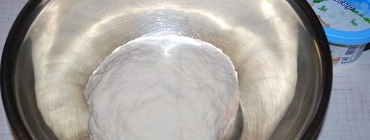 лепешки с сыром и фаршем. Шаг 3