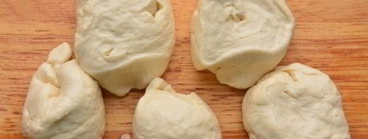 лепешки с сыром и колбасой на кефире. Шаг 7