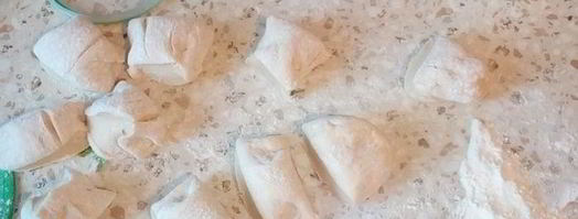 лепешки с творогом и кинзой. Шаг 3