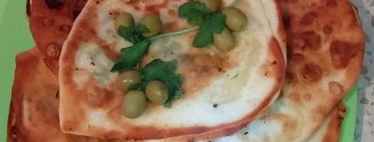 лепешки с творогом и кинзой. Шаг 7