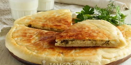 Лепешки с творогом на кефире на сковороде