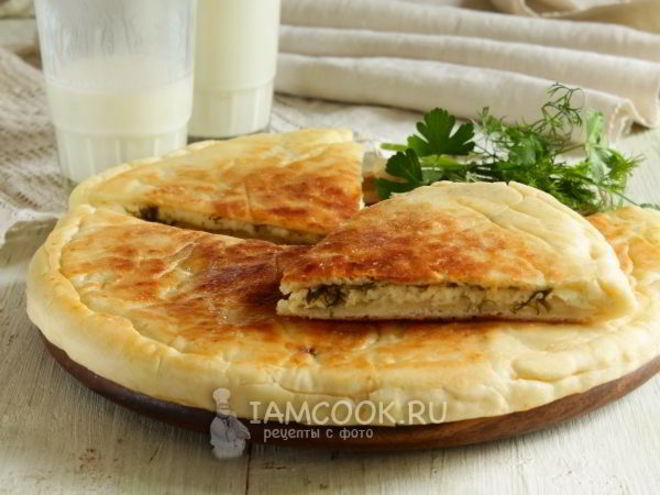 Рецепт лепешек с творогом на кефире на сковороде