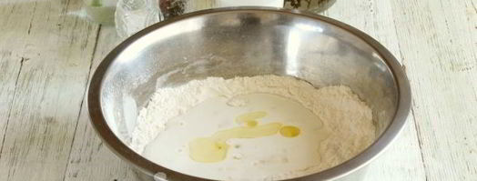 лепешки с творогом на кефире на сковороде. Шаг 4