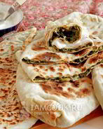 Лепешки с зеленью по-кавказски