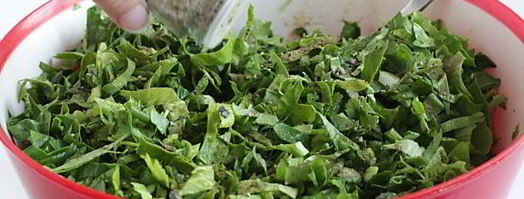 лепешки с зеленью по-кавказски. Шаг 7