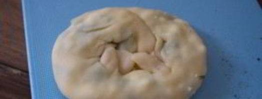 лепешки с зеленью. Шаг 6