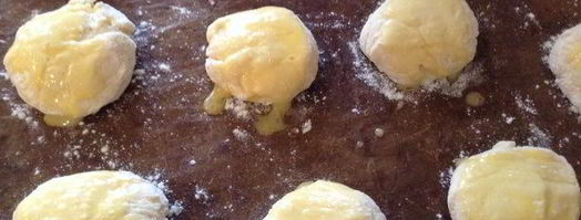 лепешки творожные. Шаг 5