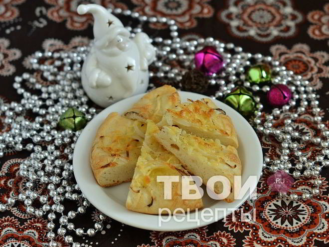 Рецепт луковой фокаччи