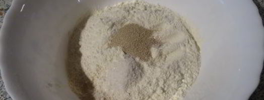 мини лепёшки на сковороде. Шаг 2