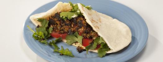 пита с фасолевыми котлетами. Шаг 3