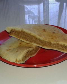 Пита с паштетом из куриной печени