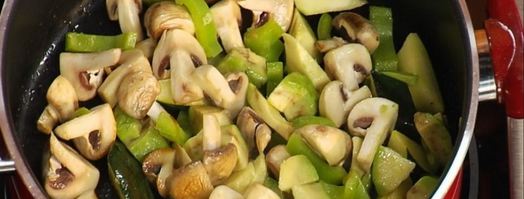 пита с теплым салатом. Шаг 2