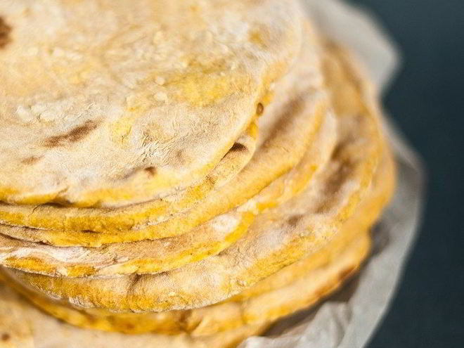 Рецепт постной тыквенной лепешки с кунжутом