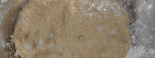 пшенично-ржаные лепешки с луком. Шаг 5