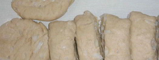 пшенично-ржаные лепешки с луком. Шаг 6