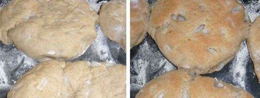 пшенично-ржаные лепешки с луком. Шаг 9