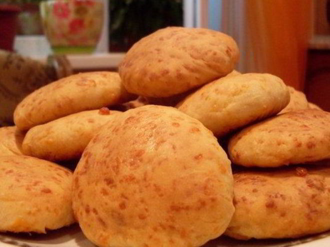 Рецепт пышных сырных лепешек на кефире