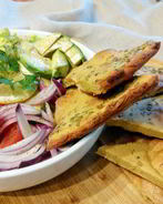 Сокка лепешка из нутовой муки