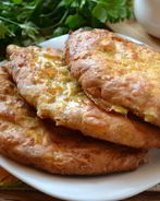 Сырные лепешки на кефире