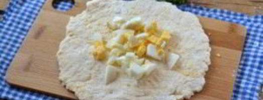 сырные лепешки на кефире. Шаг 5