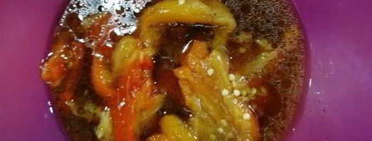 цельнозерновая лепешка с тунцом, креветками и перечным соусом. Шаг 6