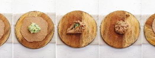 в лепешку. Шаг 4