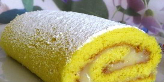 Лимонный рулет