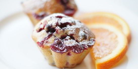Апельсиново-ягодные маффины Фитнес