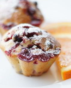 Апельсиново-ягодные маффины Фитнес