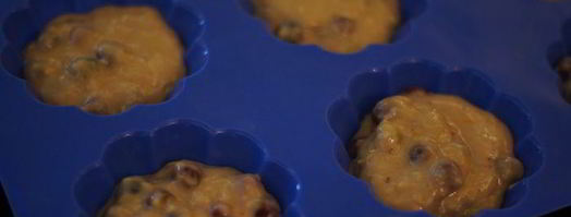 апельсиново-ягодные маффины фитнес. Шаг 7