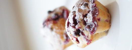 апельсиново-ягодные маффины фитнес. Шаг 9