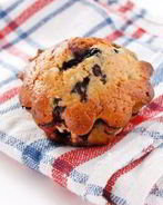 Бананово-черничные маффины