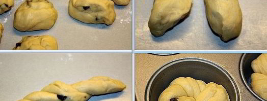 бриоши-маффины с изюмом. Шаг 4