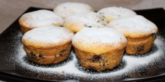 Черничные маффины