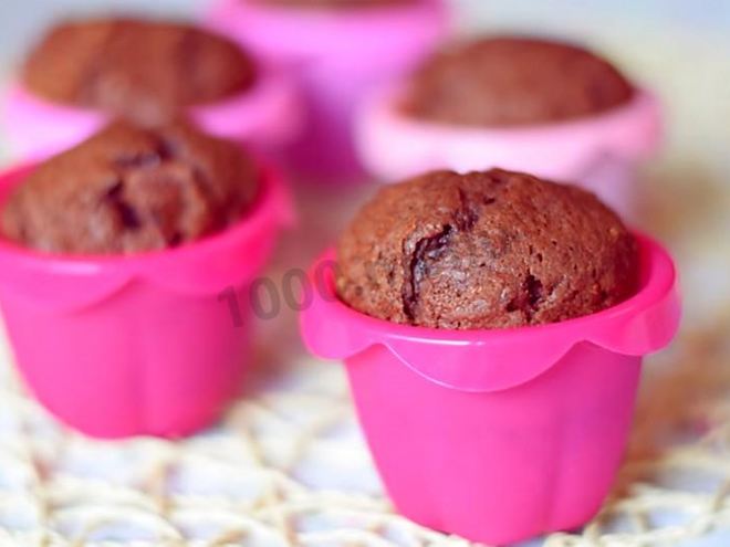 Рецепт классических шоколадных маффинов