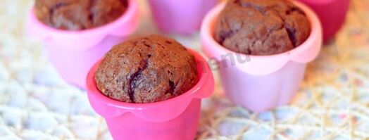 классические шоколадные маффины. Шаг 9