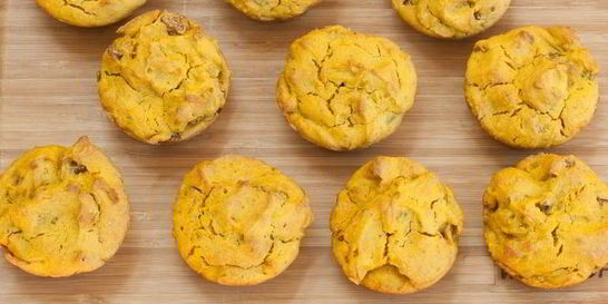 Куриные маффины с тыквой