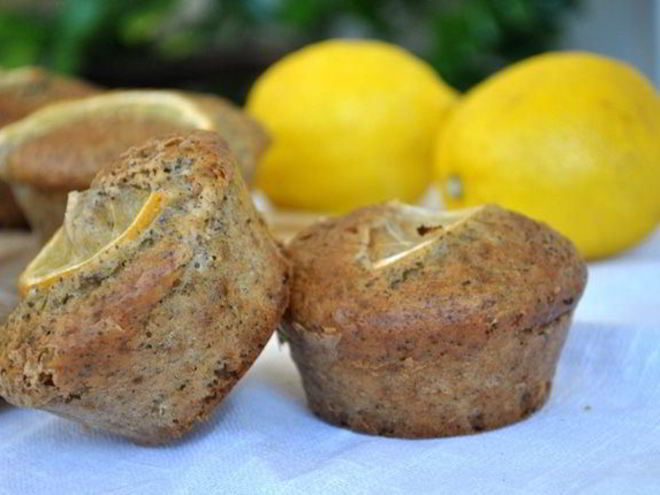 Рецепт лимонно-маковых маффины