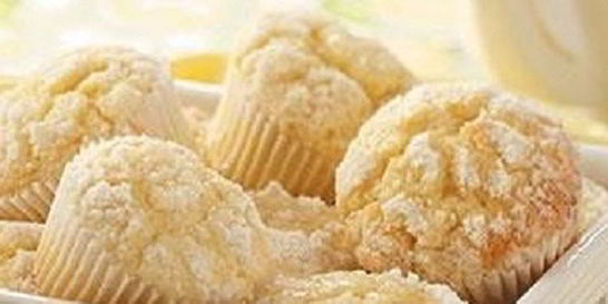 Лимонные маффины с хрустящей крошкой