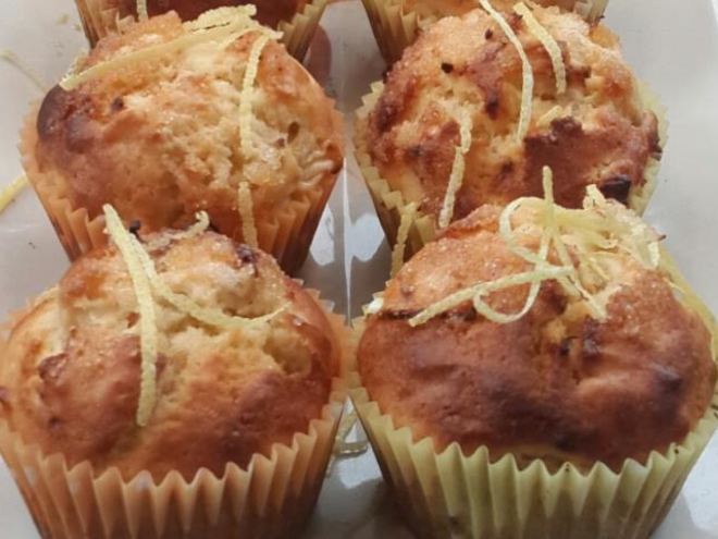 Рецепт маффинов безлактозных с фейхоа и лимонным соком