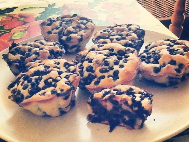 Рецепт маффинов черничных