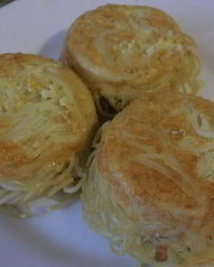 Маффины из спагетти