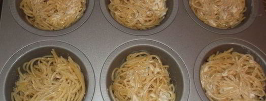 маффины из спагетти. Шаг 3