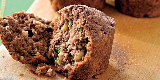 Маффины из цукини с шоколадом