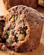 Маффины из цукини с шоколадом