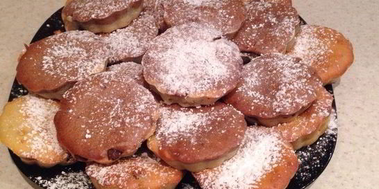 Маффины на кефире с бананом и шоколадом