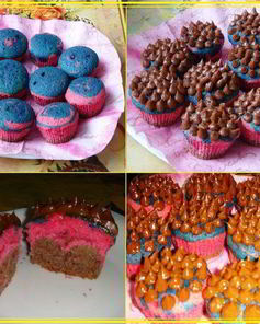 Маффины радужные