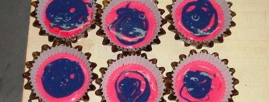 маффины радужные. Шаг 6